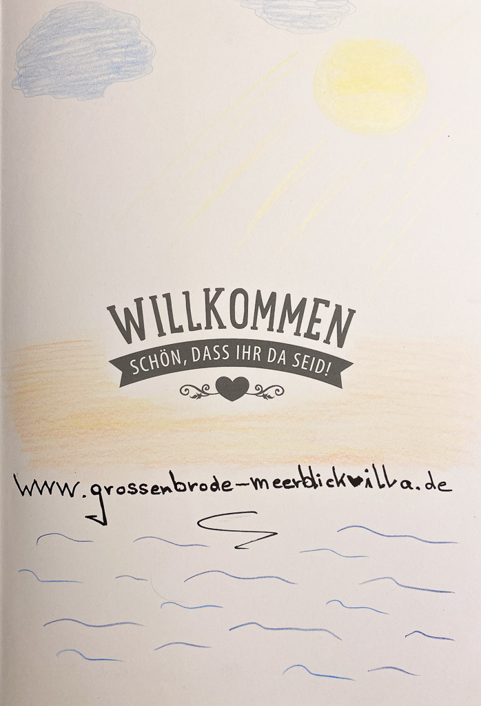 Gästebuch Meerblickvilla 7 Eintrag 1